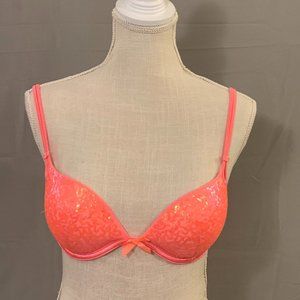 Victoria's Secret Peach Bra with Peach Sequins
